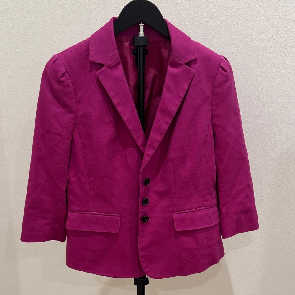 Ann Taylor Bright Fuchsia Blazer